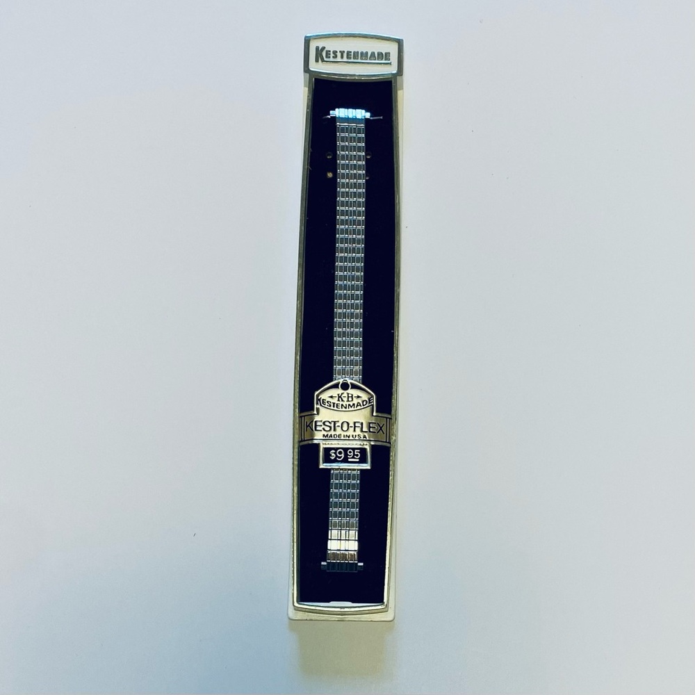 Vintage Kestenmade "Kest-O-Flex" stainless steel expansion watch band